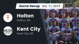 Recap: Holton  vs. Kent City  2019