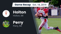 Recap: Holton  vs. Perry  2019