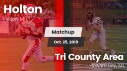 Matchup: Holton  vs. Tri County Area  2019