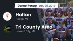 Recap: Holton  vs. Tri County Area  2019