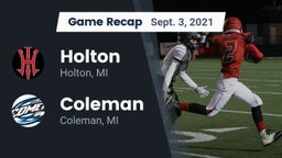 Recap: Holton  vs. Coleman  2021