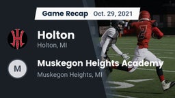 Recap: Holton  vs. Muskegon Heights Academy 2021