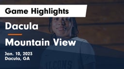 Dacula  vs Mountain View  Game Highlights - Jan. 10, 2023