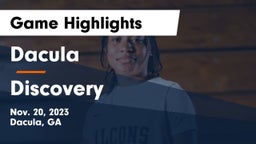 Dacula  vs Discovery  Game Highlights - Nov. 20, 2023