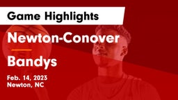 Newton-Conover  vs Bandys  Game Highlights - Feb. 14, 2023