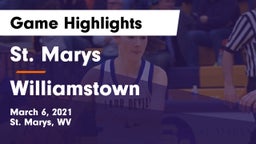 St. Marys  vs Williamstown  Game Highlights - March 6, 2021