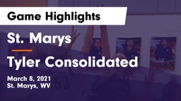 St. Marys  vs Tyler Consolidated  Game Highlights - March 8, 2021