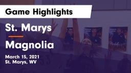 St. Marys  vs Magnolia  Game Highlights - March 15, 2021