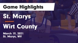 St. Marys  vs Wirt County  Game Highlights - March 19, 2021