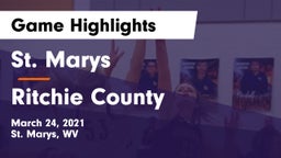 St. Marys  vs Ritchie County Game Highlights - March 24, 2021
