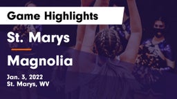 St. Marys  vs Magnolia  Game Highlights - Jan. 3, 2022