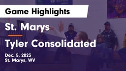 St. Marys  vs Tyler Consolidated  Game Highlights - Dec. 5, 2023