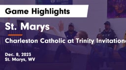 St. Marys  vs Charleston Catholic at Trinity Invitational Game Highlights - Dec. 8, 2023