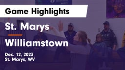 St. Marys  vs Williamstown  Game Highlights - Dec. 12, 2023