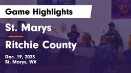 St. Marys  vs Ritchie County  Game Highlights - Dec. 19, 2023