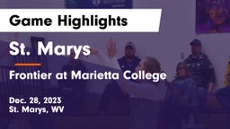 St. Marys  vs Frontier at Marietta College Game Highlights - Dec. 28, 2023