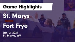 St. Marys  vs Fort Frye  Game Highlights - Jan. 2, 2024