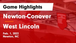 Newton-Conover  vs West Lincoln  Game Highlights - Feb. 1, 2022