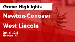 Newton-Conover  vs West Lincoln  Game Highlights - Jan. 6, 2023