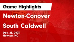 Newton-Conover  vs South Caldwell  Game Highlights - Dec. 28, 2023