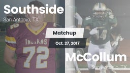 Matchup: Southside HS vs. McCollum  2017