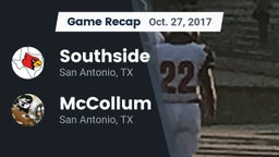Recap: Southside  vs. McCollum  2017