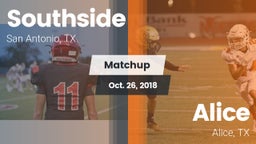 Matchup: Southside HS vs. Alice  2018