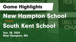 New Hampton School  vs South Kent School Game Highlights - Jan. 28, 2024