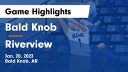 Bald Knob  vs Riverview  Game Highlights - Jan. 20, 2023