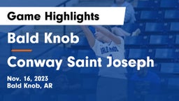 Bald Knob  vs Conway Saint Joseph Game Highlights - Nov. 16, 2023