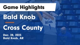 Bald Knob  vs Cross County  Game Highlights - Dec. 28, 2023
