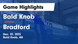 Bald Knob  vs Bradford  Game Highlights - Dec. 29, 2023