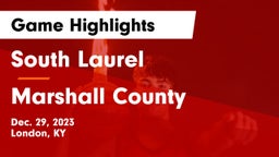 South Laurel  vs Marshall County Game Highlights - Dec. 29, 2023