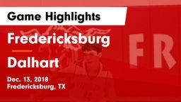 Fredericksburg  vs Dalhart  Game Highlights - Dec. 13, 2018