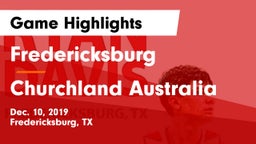 Fredericksburg  vs Churchland Australia Game Highlights - Dec. 10, 2019