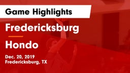 Fredericksburg  vs Hondo  Game Highlights - Dec. 20, 2019