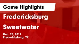 Fredericksburg  vs Sweetwater  Game Highlights - Dec. 28, 2019