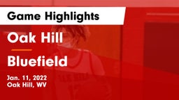 Oak Hill  vs Bluefield  Game Highlights - Jan. 11, 2022
