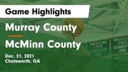 Murray County  vs McMinn County  Game Highlights - Dec. 21, 2021