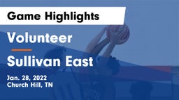 Volunteer  vs Sullivan East  Game Highlights - Jan. 28, 2022