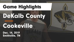 DeKalb County  vs Cookeville  Game Highlights - Dec. 14, 2019