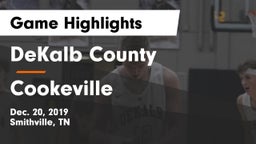 DeKalb County  vs Cookeville  Game Highlights - Dec. 20, 2019