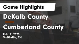 DeKalb County  vs Cumberland County  Game Highlights - Feb. 7, 2023