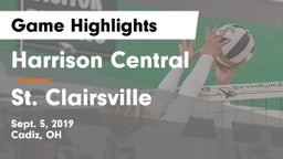 Harrison Central  vs St. Clairsville  Game Highlights - Sept. 5, 2019