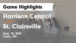 Harrison Central  vs St. Clairsville  Game Highlights - Sept. 28, 2020