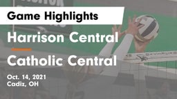 Harrison Central  vs Catholic Central  Game Highlights - Oct. 14, 2021
