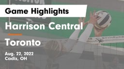 Harrison Central  vs Toronto Game Highlights - Aug. 22, 2022