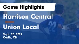 Harrison Central  vs Union Local  Game Highlights - Sept. 20, 2022