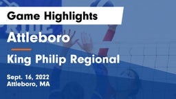 Attleboro  vs King Philip Regional  Game Highlights - Sept. 16, 2022