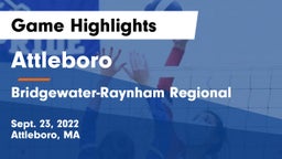Attleboro  vs Bridgewater-Raynham Regional  Game Highlights - Sept. 23, 2022